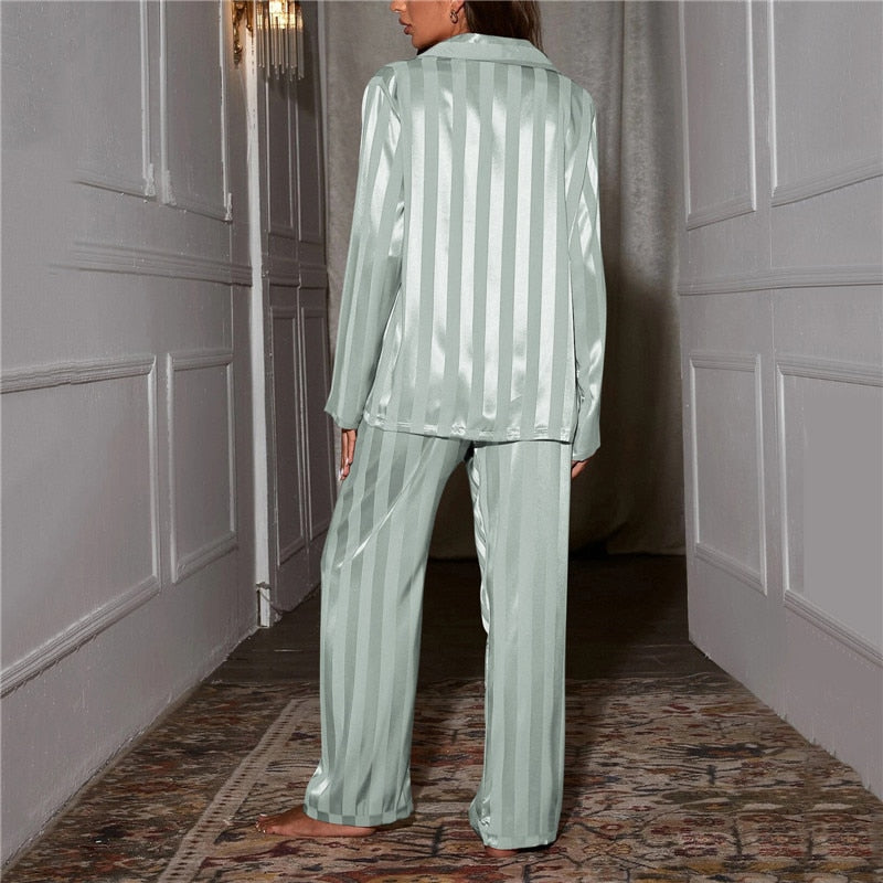 Luksus Silkelook Pyjamas til Kvinder