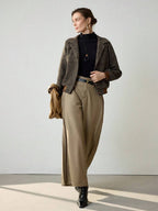 Elegant Croppet Tweedjakke