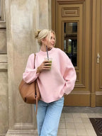 Hyggelig Ribstrikket Sweater