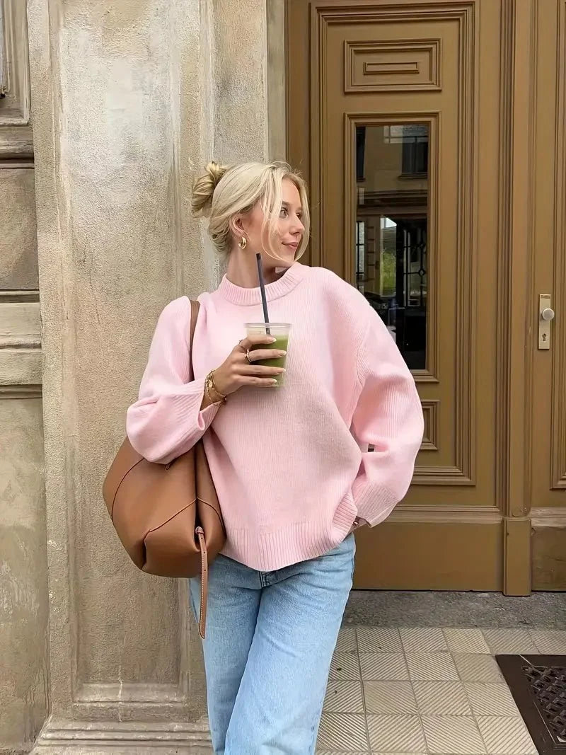 Hyggelig Ribstrikket Sweater
