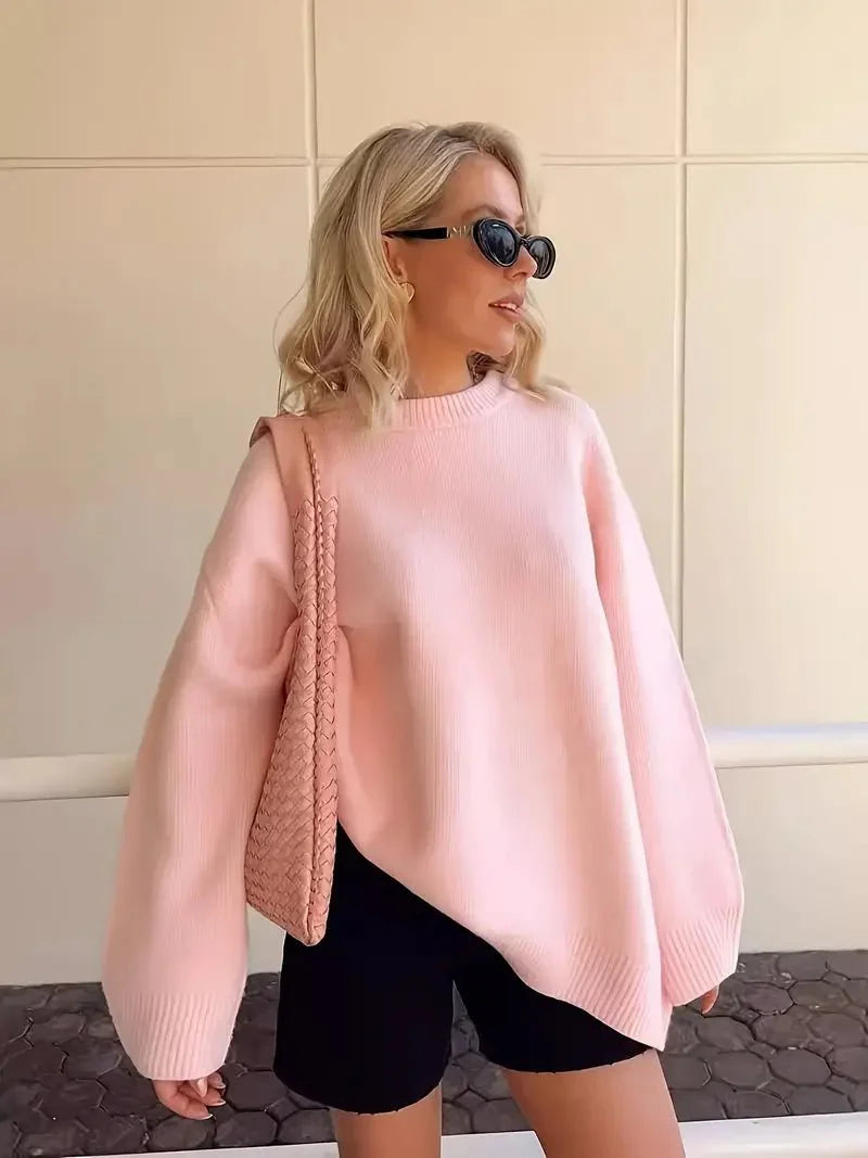 Hyggelig Ribstrikket Sweater