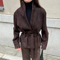 Elegant Retro Ruskindsjakke