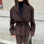 Elegant Retro Ruskindsjakke