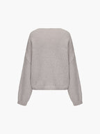 Elegant Snøret Cardigan Sweater