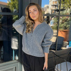 Vintage Cardigan med Lynlås