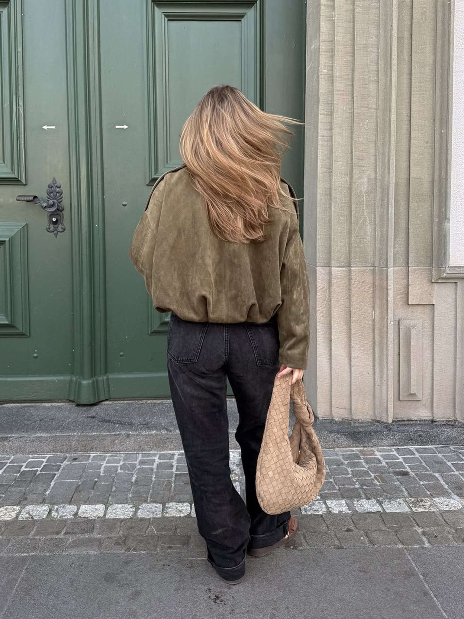 Oversized Ruskinds Bomberjakke