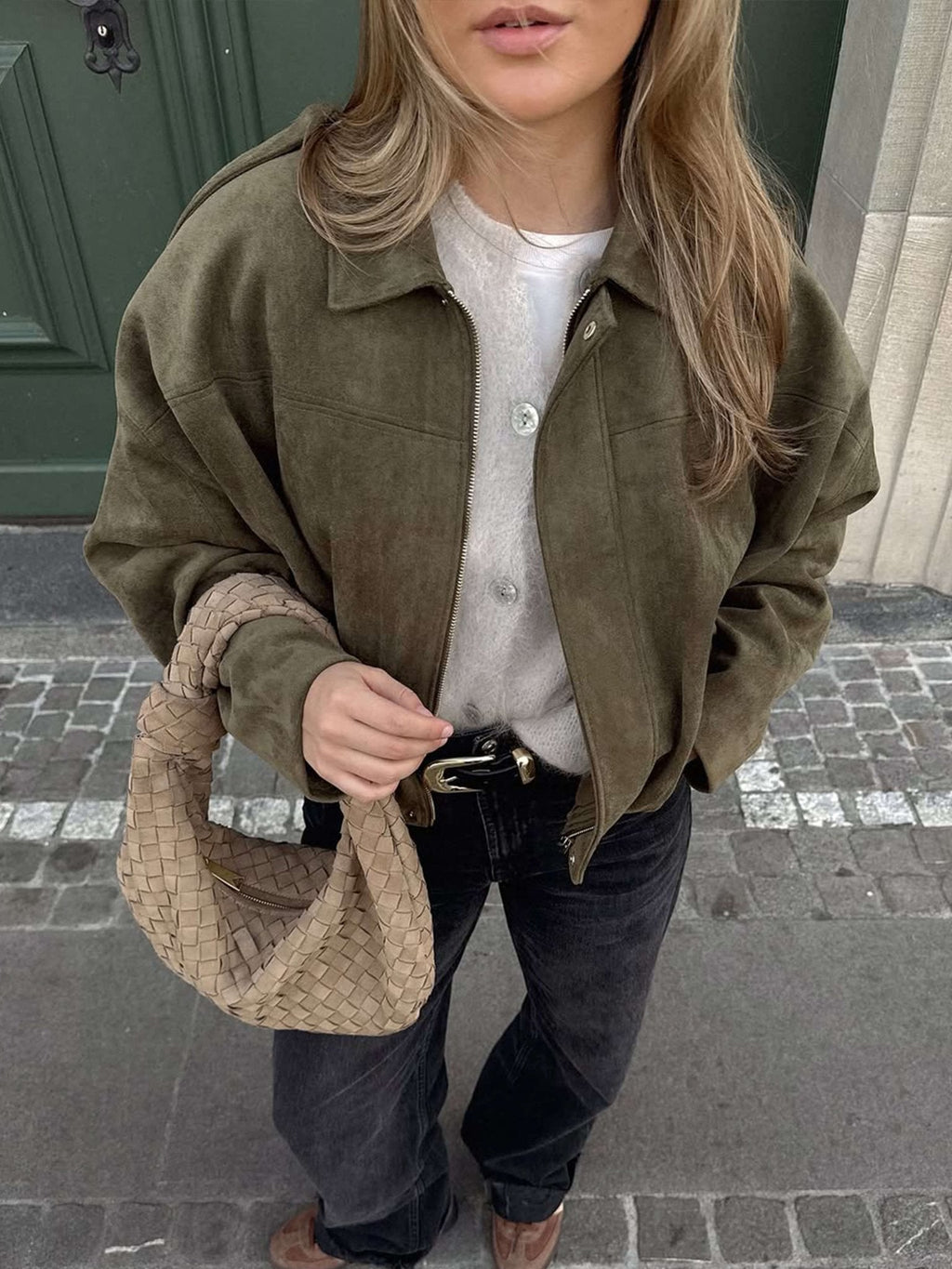 Oversized Ruskinds Bomberjakke