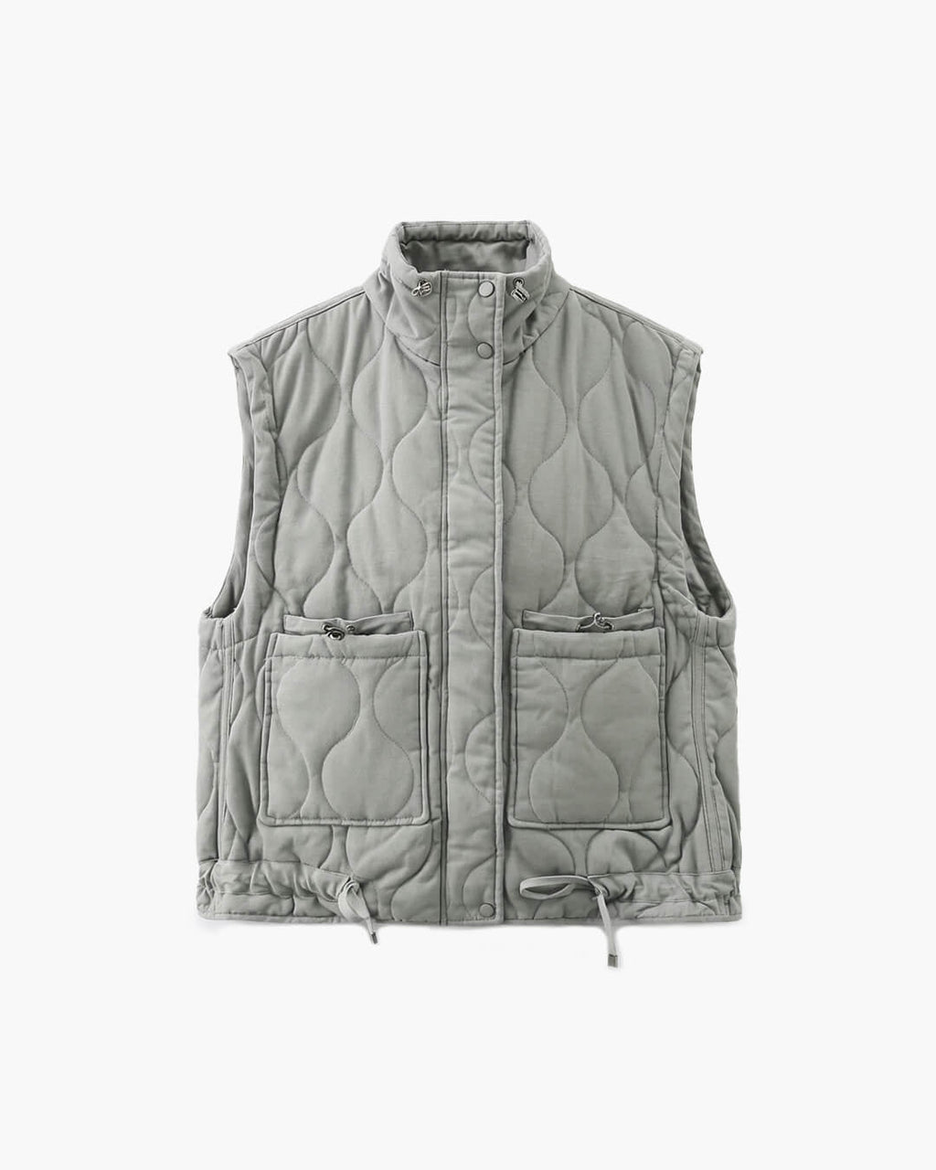 Bomuldsvest til damer i grå, str. XS