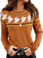 Rullekrave Sweater med Snoet Strik til Damer