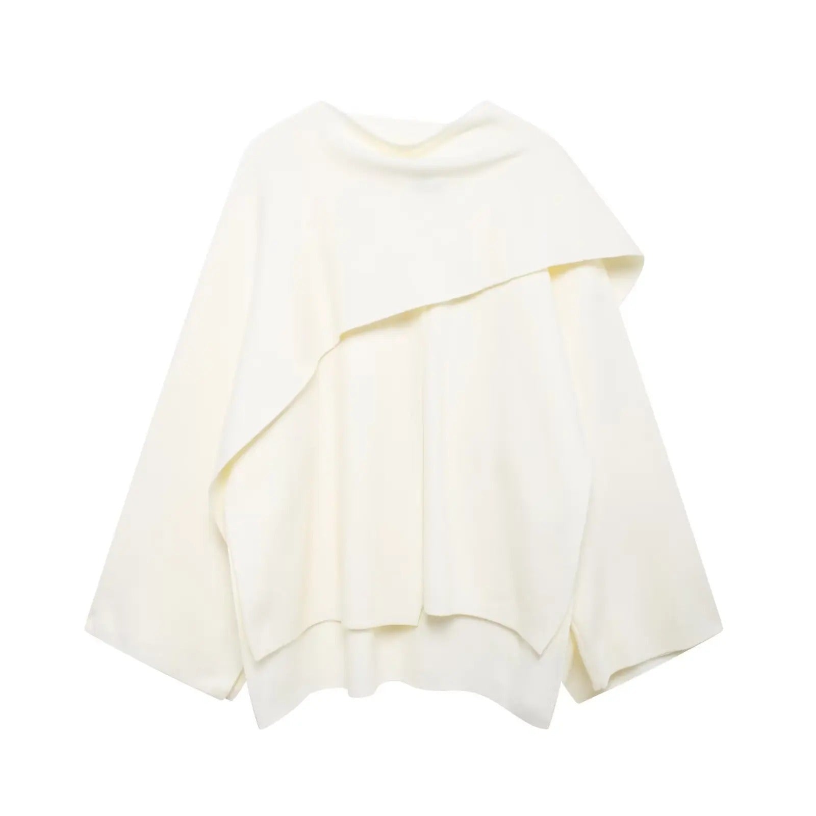 Elegant Cape-Poncho Frakke