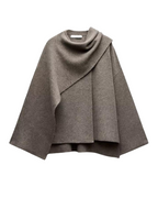 Elegant Cape-Poncho Frakke
