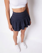 Tiered ruffle mini skirt, detail view 6