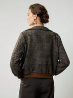 Elegant Croppet Tweedjakke